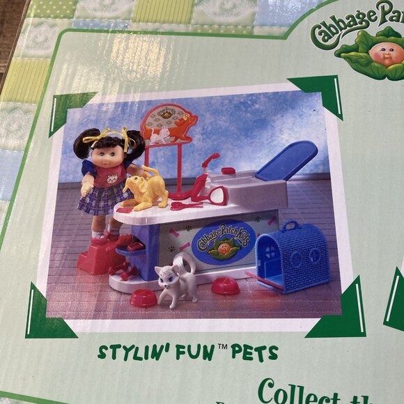 Vintage CABBAGE PATCH KIDS: PETS STYLIN FUN PLAYSET (MATTEL 1998). BRAND NEW NIB - Picture 16 of 16